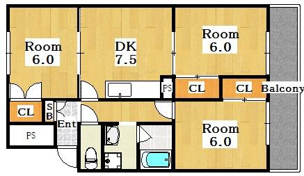 大東市深野５丁目のマンション
