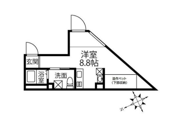 Elysion門前仲町(間取り)