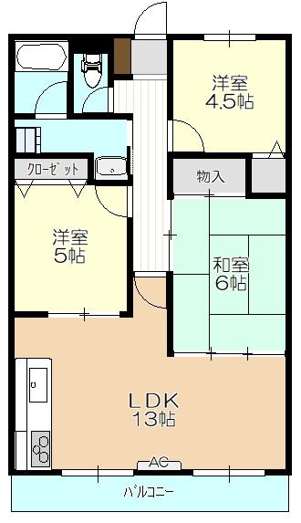 シャレード21(間取り)