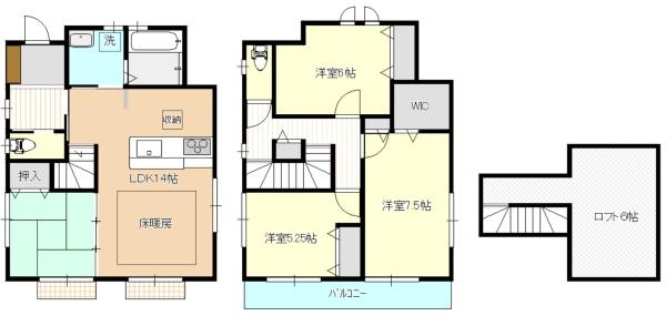 小山1丁目貸家