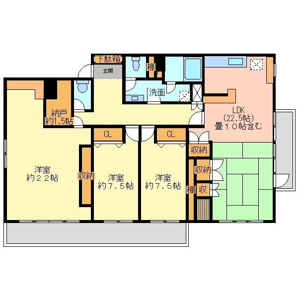 イズミビル(間取り)