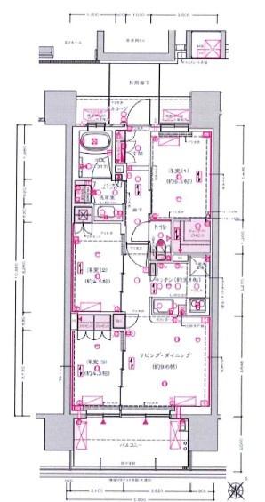 シエリア幕張(間取り)