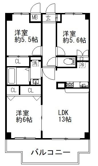 サンライズヒル朝日ヶ丘A棟