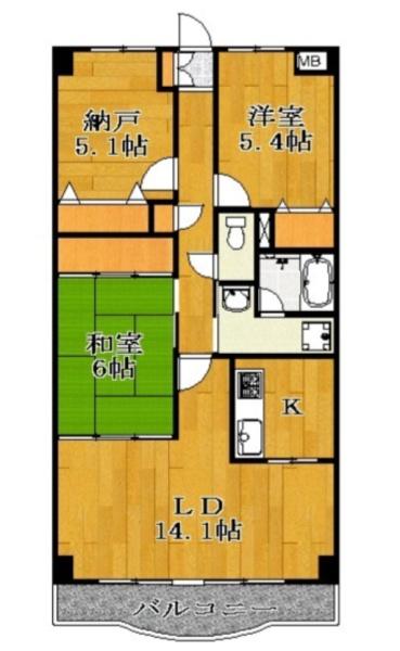 千葉市稲毛区小中台町のマンション