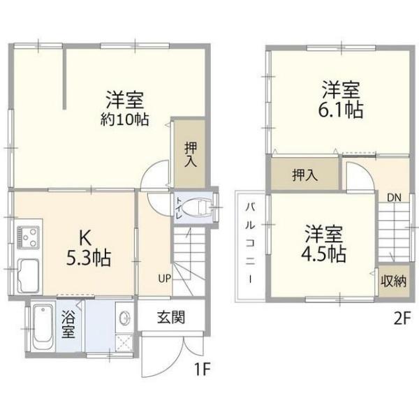 千葉市花見川区浪花町の貸家