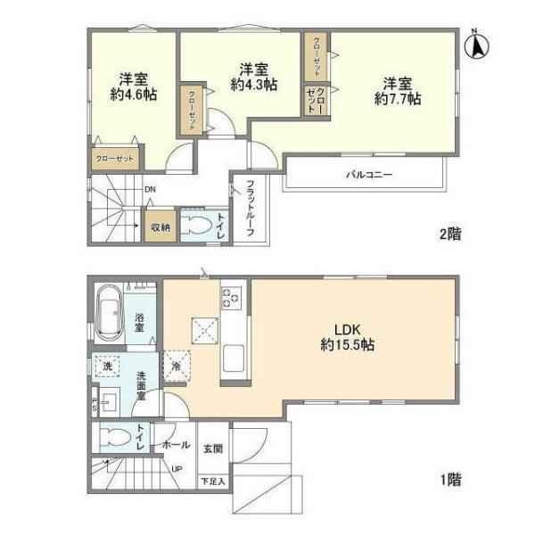 千葉市花見川区長作台２丁目の貸家