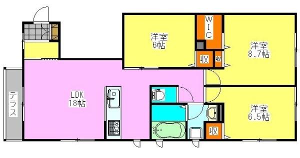 船橋市滝台２丁目のアパート