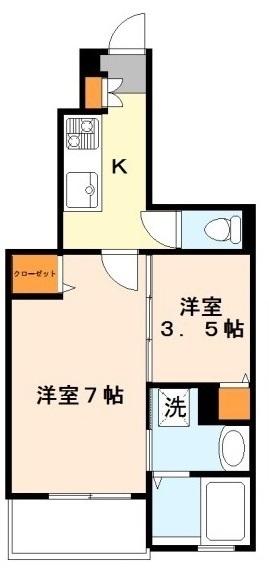 稲城市押立のアパート