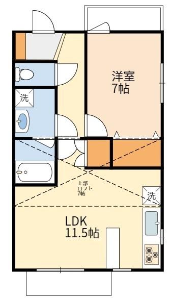 稲城市東長沼のアパート