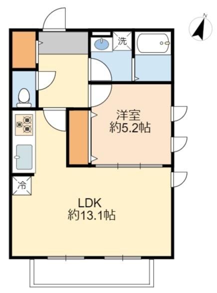 稲城市百村のアパート
