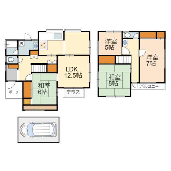 川崎市多摩区菅仙谷２丁目の貸家