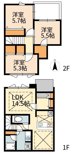 稲城市平尾１丁目のアパート