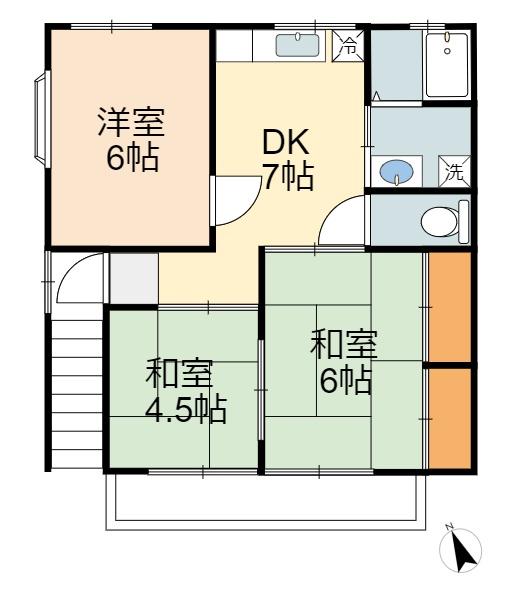 稲城市東長沼のアパート