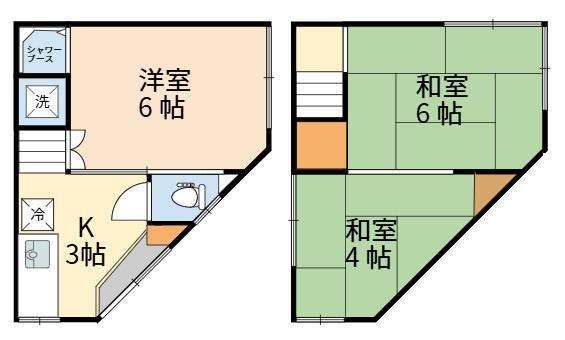 中野区中野１丁目の貸家