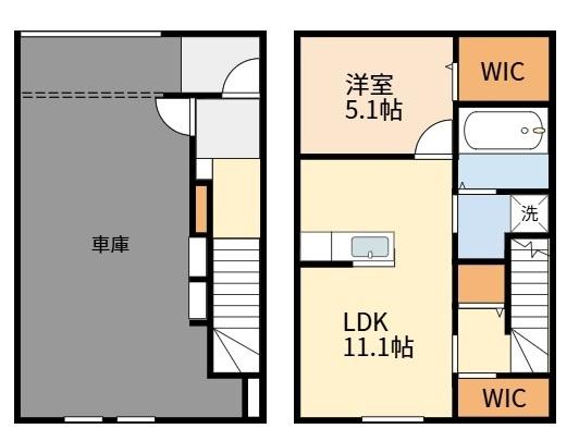 稲城市矢野口のテラスハウス