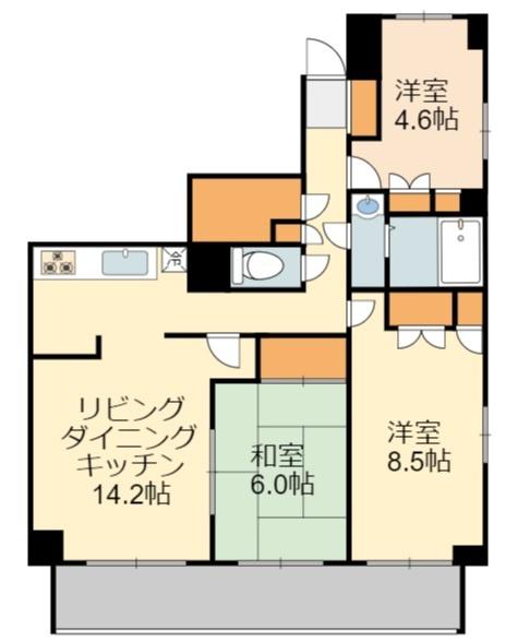 稲城市東長沼のマンション