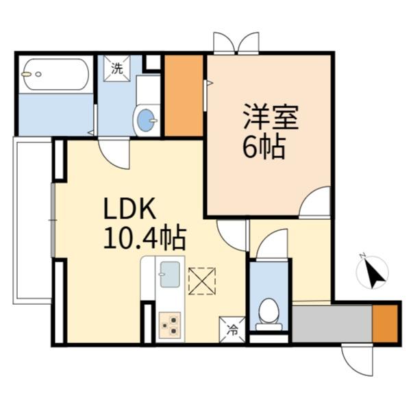 稲城市東長沼のアパート