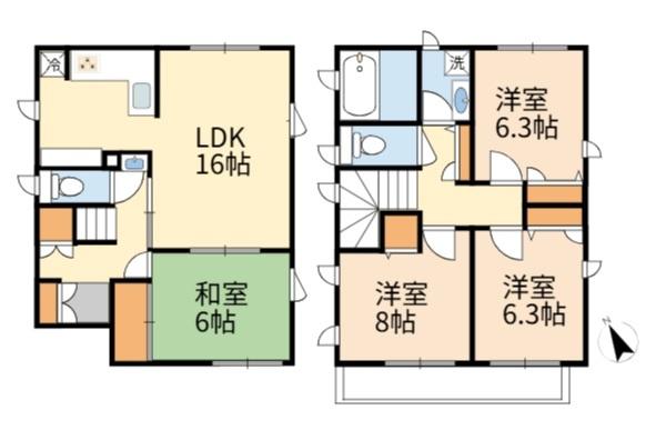 稲城市大丸の貸家