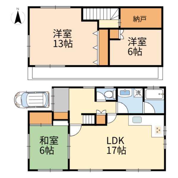 稲城市矢野口の貸家