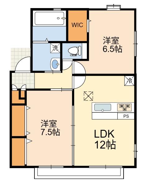 稲城市平尾１丁目のアパート
