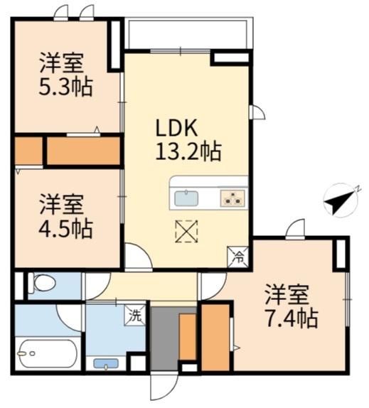 稲城市坂浜３丁目のアパート