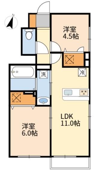 稲城市大丸のアパート