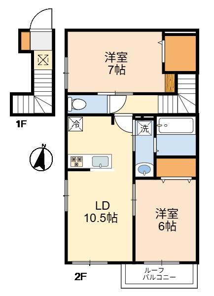 稲城市大丸のアパート