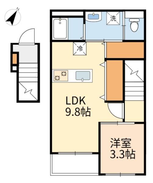 稲城市矢野口のアパート