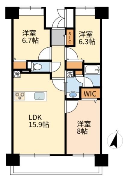 稲城市若葉台２丁目のマンション