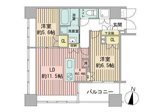 ラフィネタワー札幌南3条(間取り)