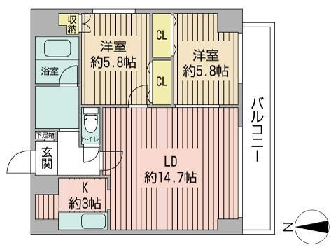 ハイムエルデZW(間取り)