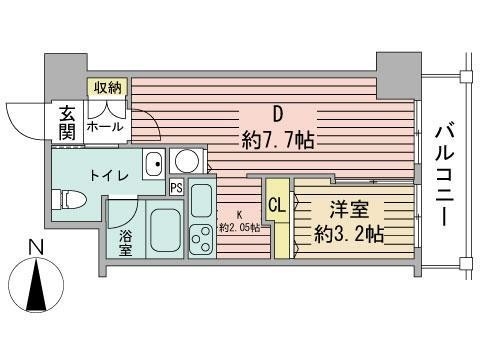 レジディア大通西(間取り)