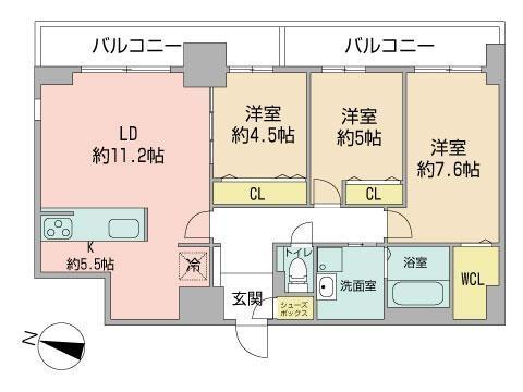 コローレ知事公館前