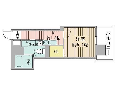 レジディア南1条(間取り)