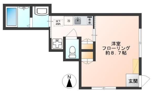 世田谷区代沢２丁目のアパート