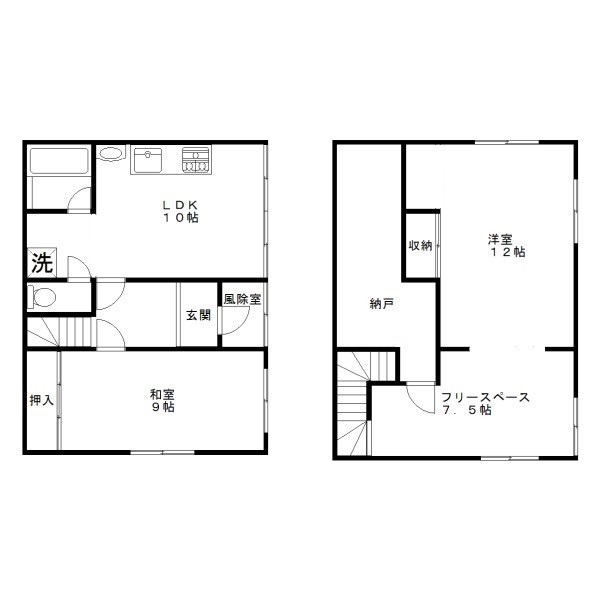 梅ヶ枝町貸家