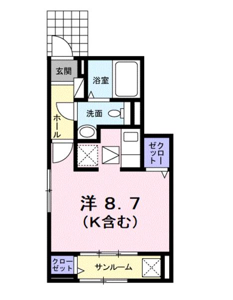 小平市小川東町５丁目のアパート
