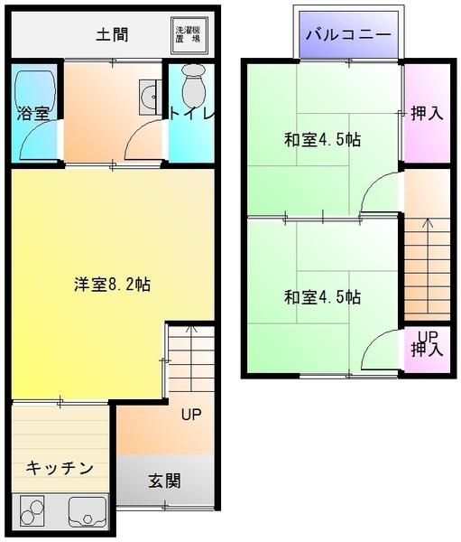 松山町1丁目貸家