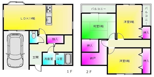 青山町4丁目貸家