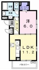 パルテール八尾(間取り)