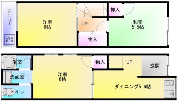 大蓮北3丁目貸家