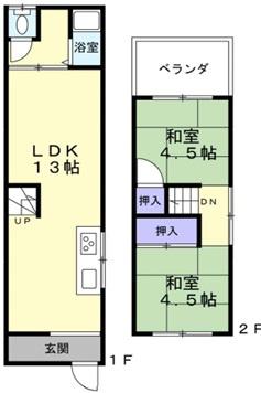 萱振町2丁目貸家