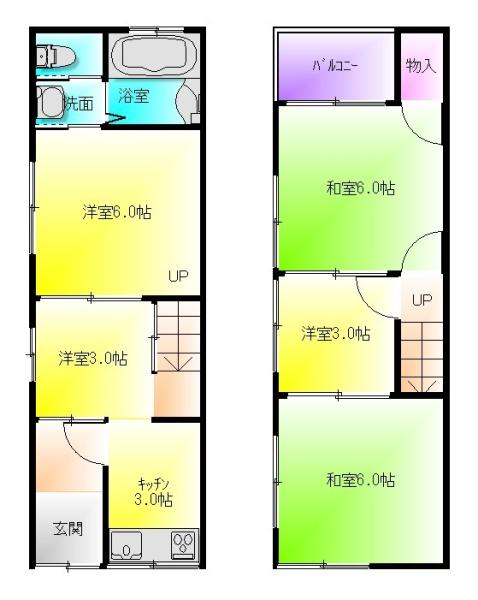 福万寺町4丁目貸家