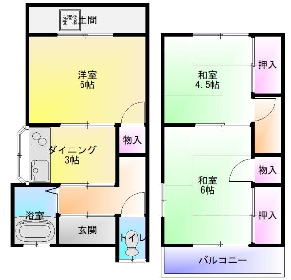 大県4丁目貸家