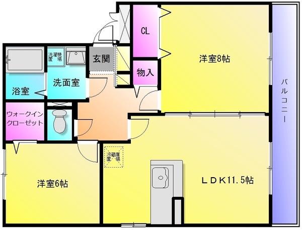 クレール萱振　Ｃ棟