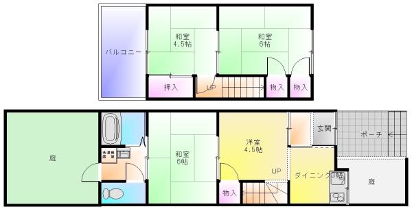 福万寺町南1丁目貸家