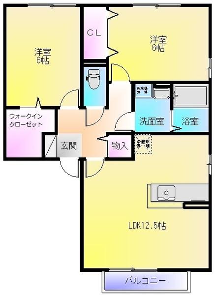クレール萱振　A棟