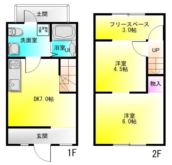 西山本町6丁目貸家