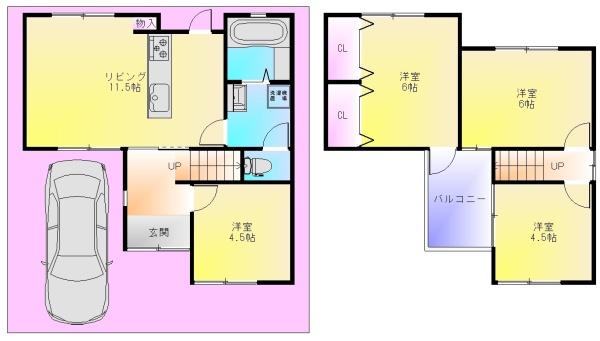 西弓削2丁目戸建て
