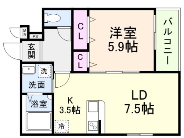 フジパレス教興寺三丁目Ⅱ(間取り)